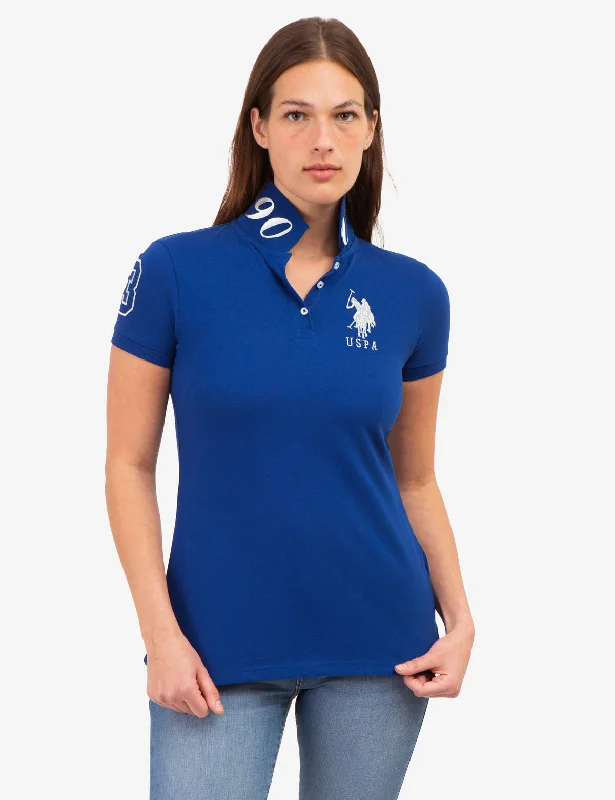 USPA METALLIC PRINT POLO SHIRT purpose