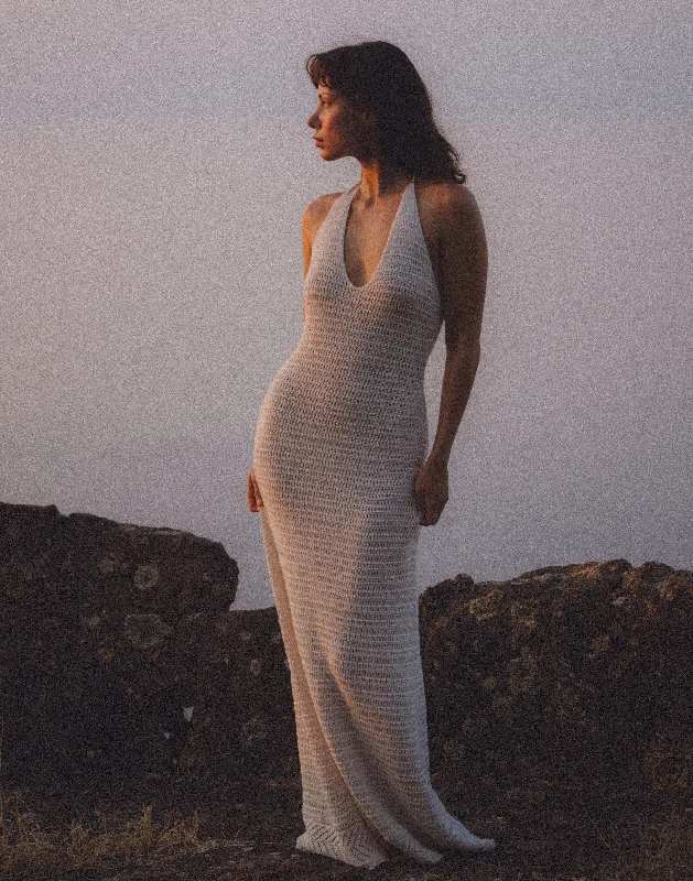 Amani Maxi Dress (Off White) Refined Women's Classic 
