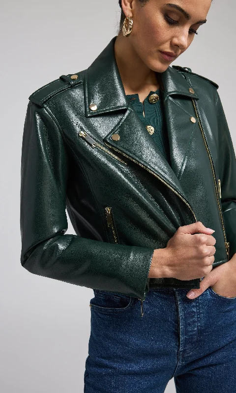 Cosita Vegan Leather Moto Jacket