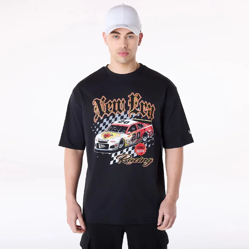 New Era 1920 Racing Black T-Shirt Cool Women's Skate