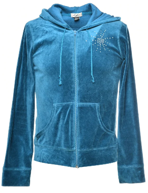 Blue Velvet Track Top - L performance
