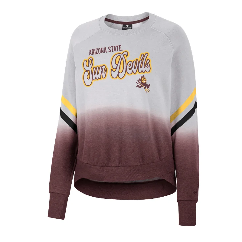 ASU CC Ladies Pullover Crew GR/M Vacation