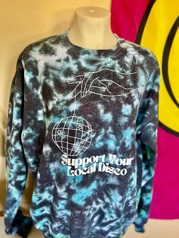 Support Your Local Disco Sweatshirt Trendy Women's Oversized