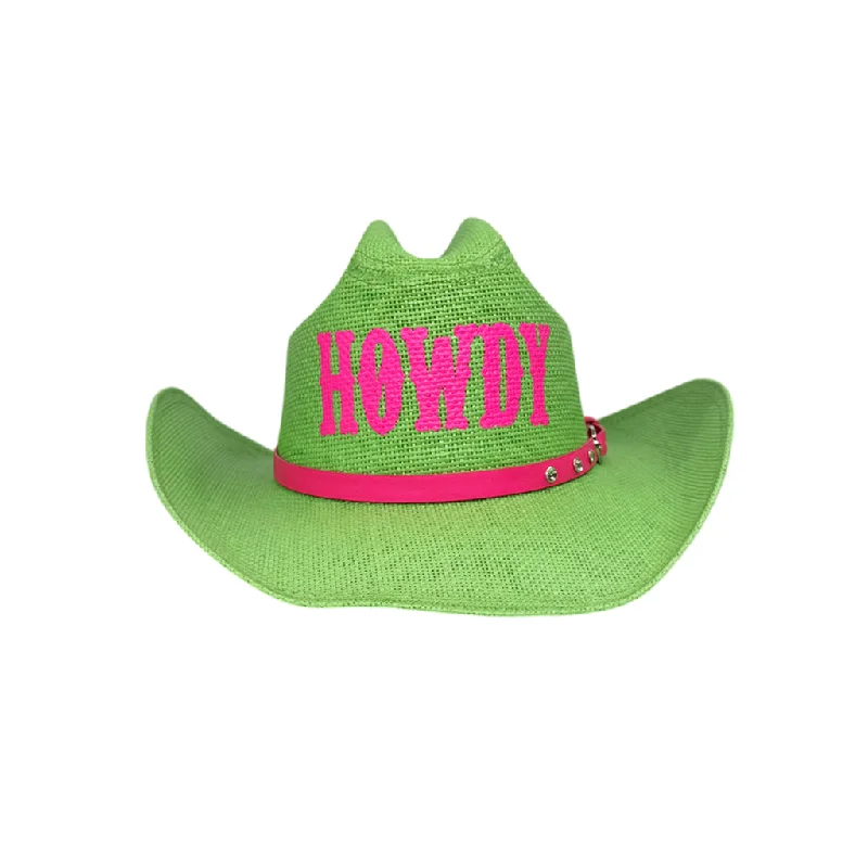 CH-1043- HOWDY GREEN/PINK Cool Women's Skate