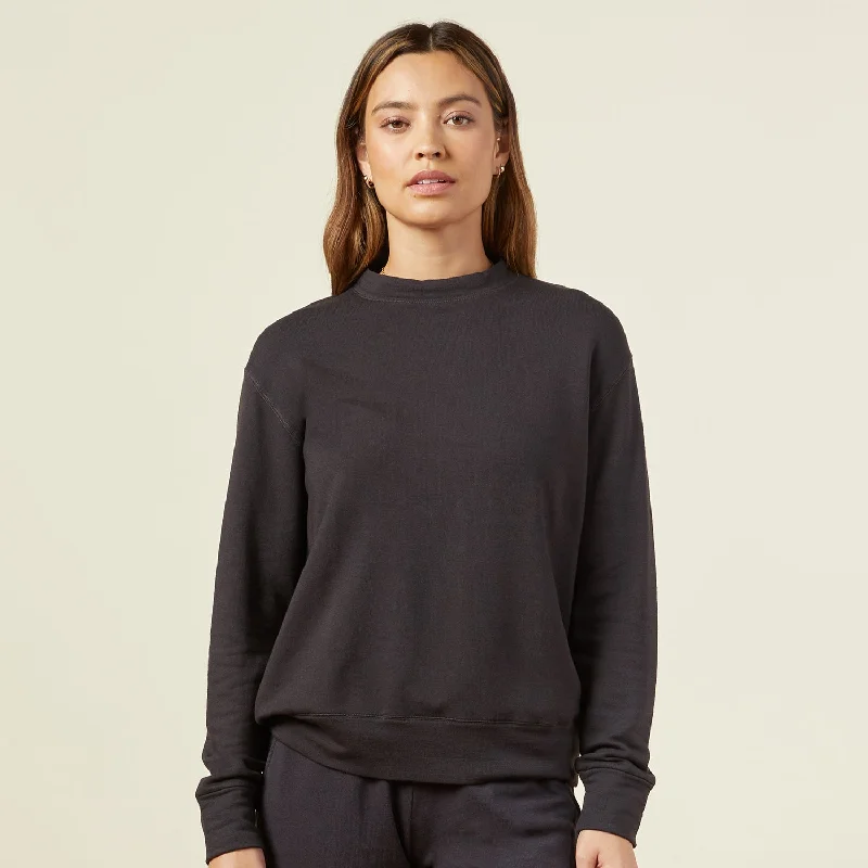 Supersoft Fleece Boyfriend Sweatshirt Practical Women's Quick - dry
