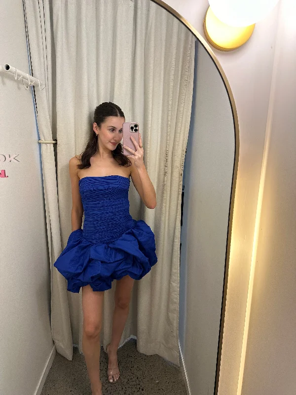 Violette Mini Dress - Cobalt Disco