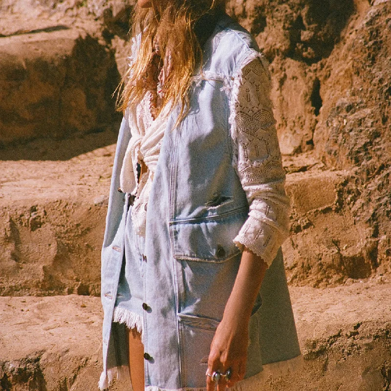 Daydreamer Denim Vest Cashmere