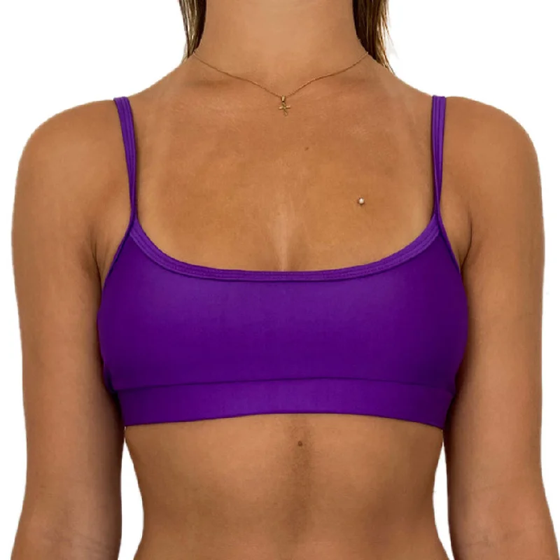 Cancun Purple Ecohoaka Tops - Final Sale Edgy Women's Punk