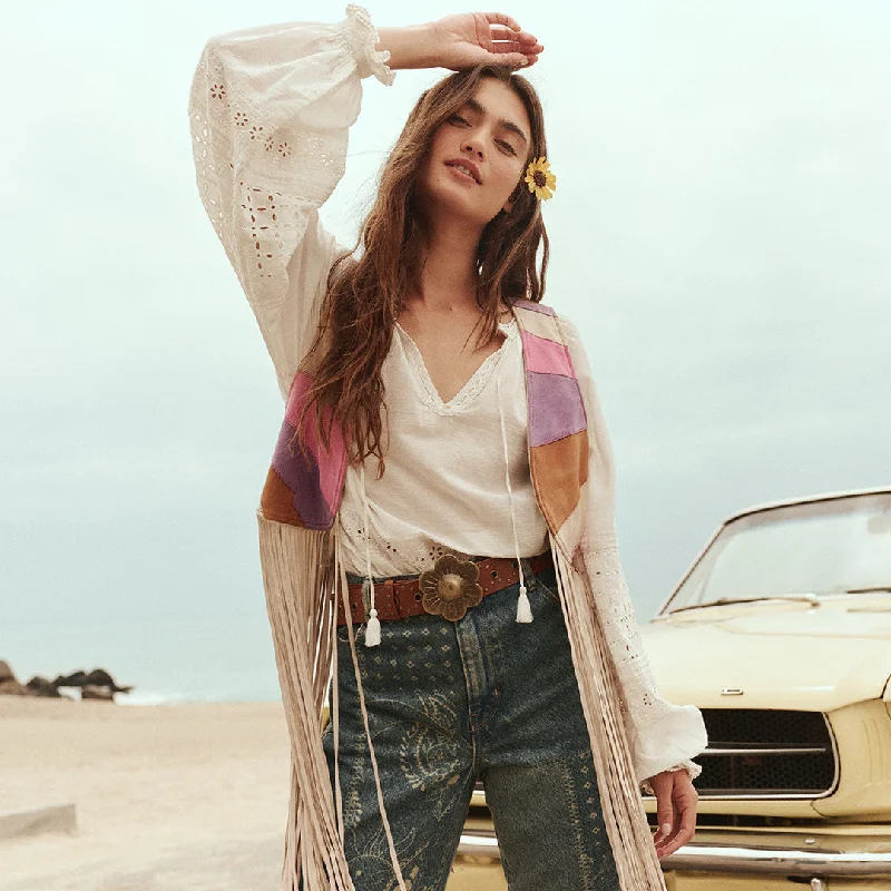 Love in the Afternoon Lace Blouse Sustainable Organic