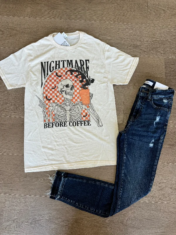 Nightmare before coffee tee European