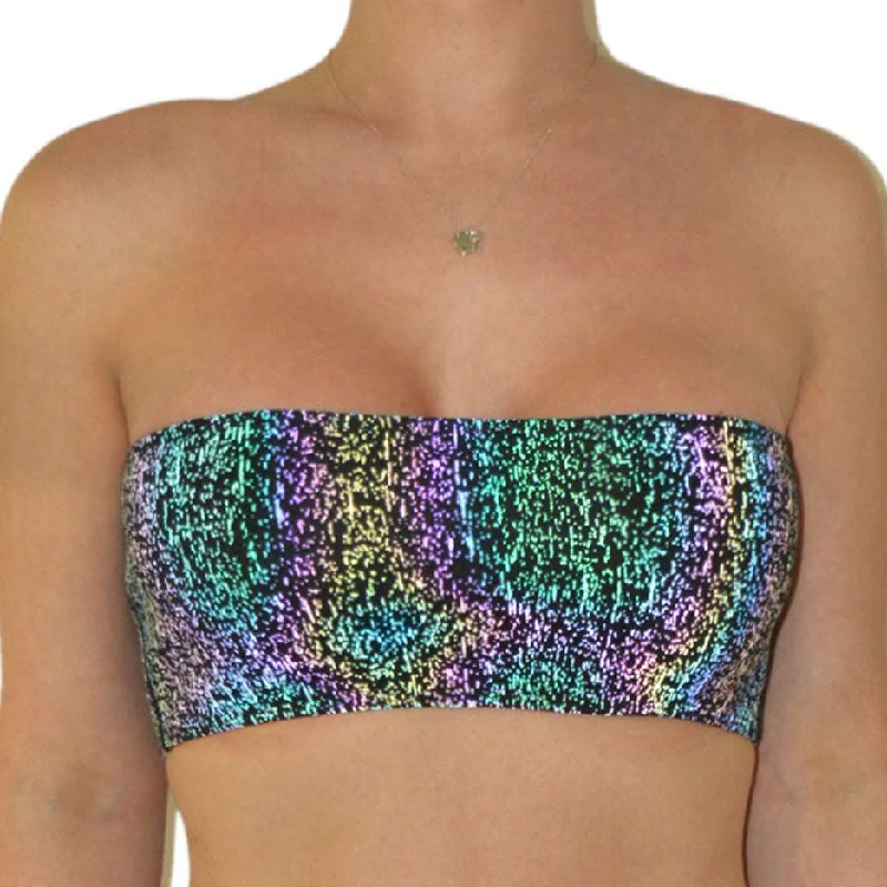 Rainbow Holographic Dot Tops - Final Sale Modern Women's 