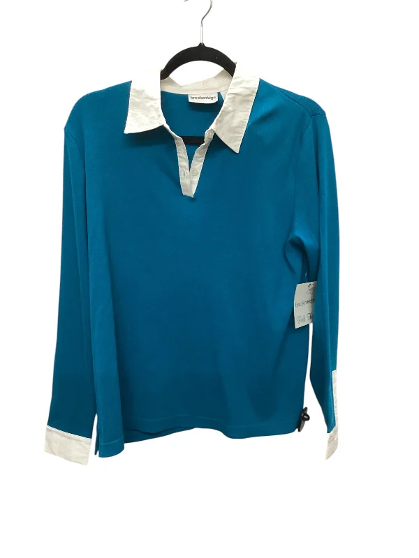 Top Long Sleeve By Breckenridge In Blue, Size: L Women