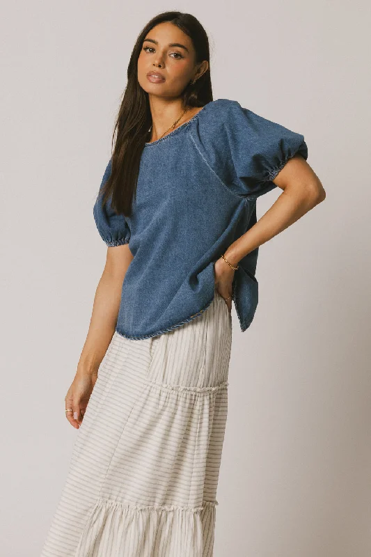 Iverson Denim Top Hip Women's Retro
