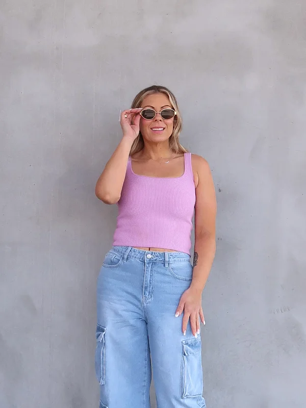 Mona Singlet - Lilac Tough Women's Military - inspired