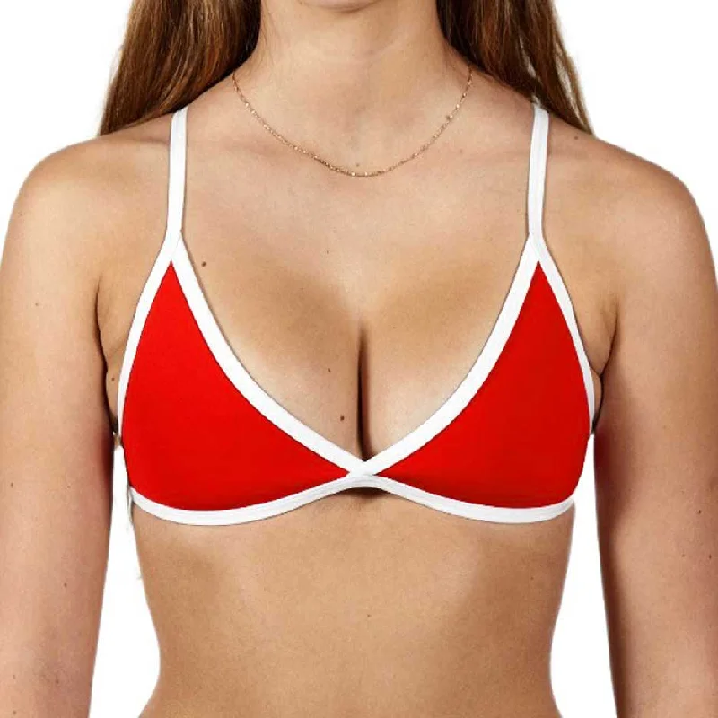Hawaii Red Tops - Final Sale Sleek Women's Metallic