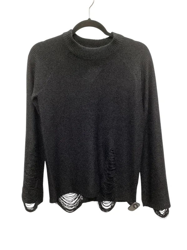 Top Long Sleeve Basic By Say What In Black, Size: M Streetwear Style for 