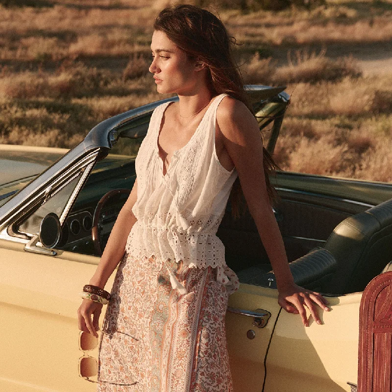 Love in the Afternoon Lace Cami Feminine Women's Style 