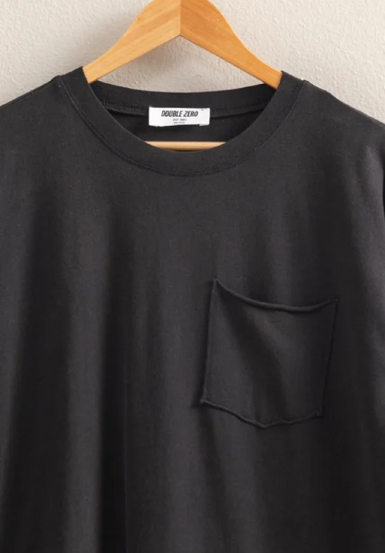 Best Solid Pocket Tee Black Cozy Women's Sherpa - lined