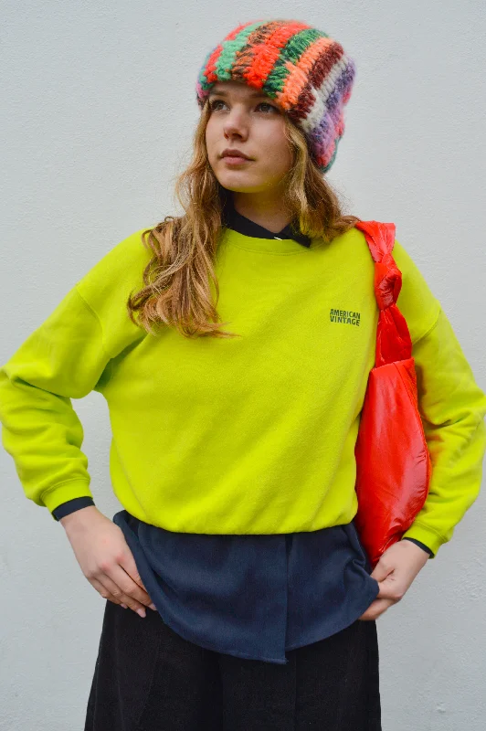 American Vintage Izubird Citrus Vintage Sweatshirt Sleek Women's 