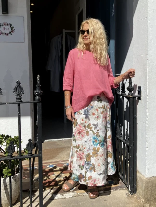 Jiva Maria Shirt - Rose - Ramie Cool Women's Skate
