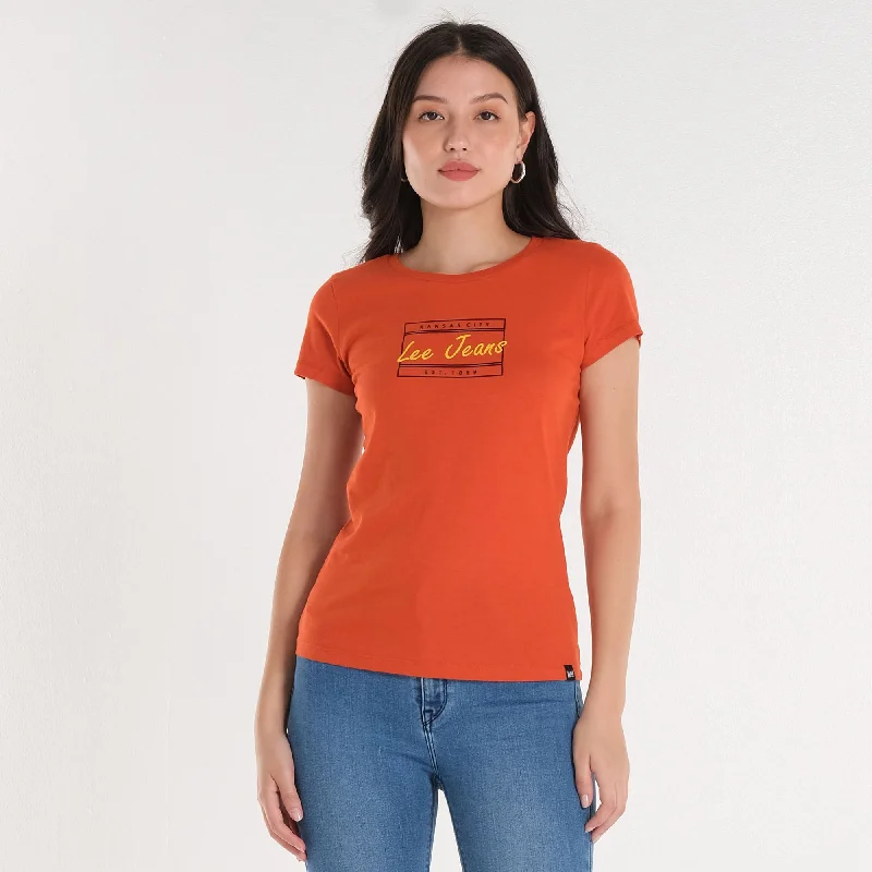 LEE LADIES BASIC GRAPHIC LOGO TEE Modern Women's Tech