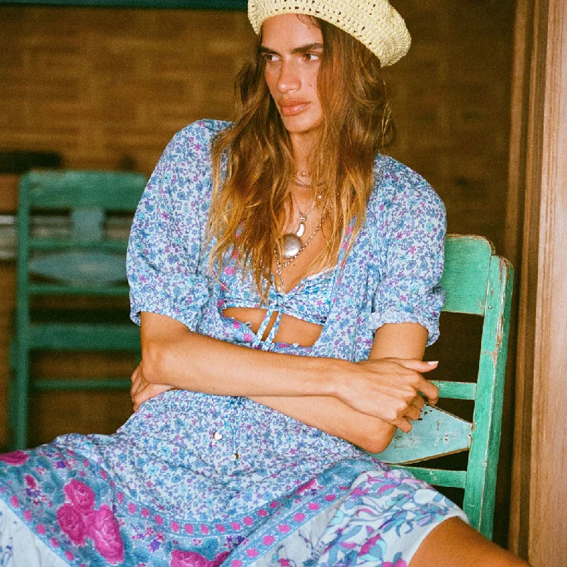 Love Jetty Short Sleeve Blouse Disco