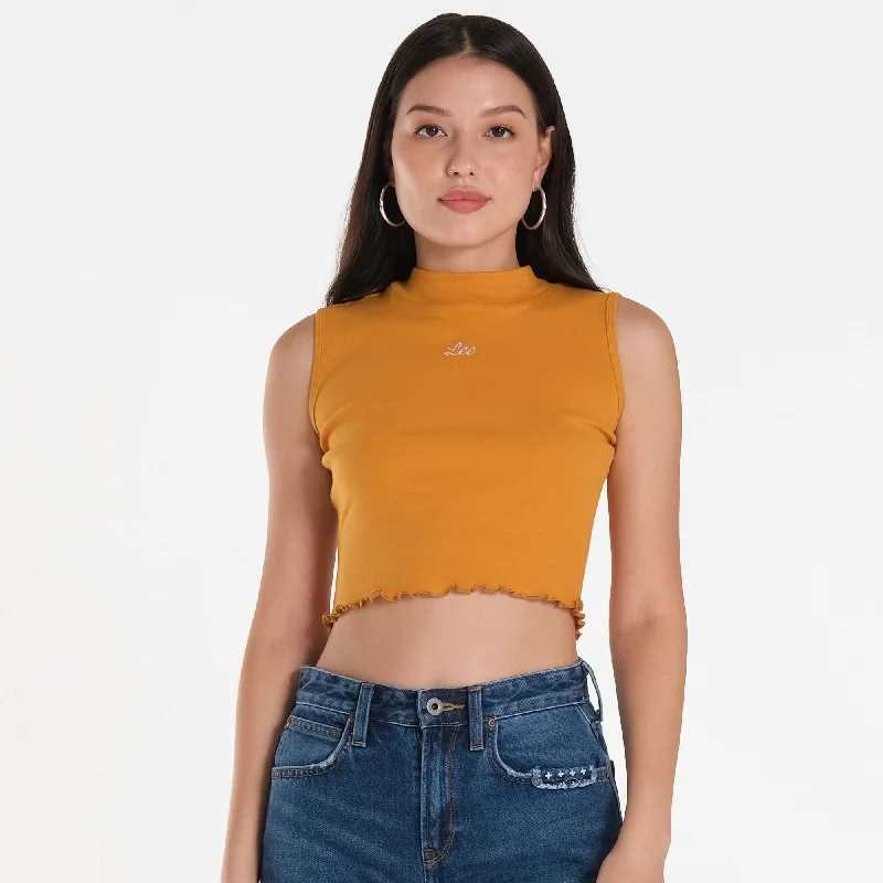 WOMENS SLEEVELESS HIGH NECK TOP Refined Women's 