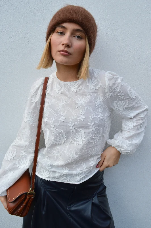 Object Mya Cloud Dancer Blouse Street