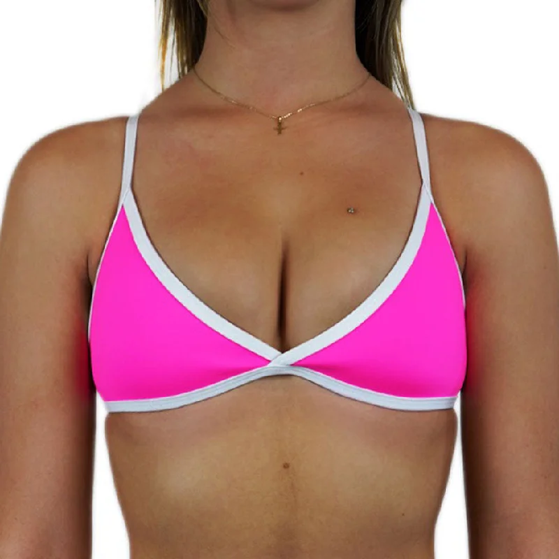 Kendall Neon Pink Tops - Final Sale Refined Women's Velvet