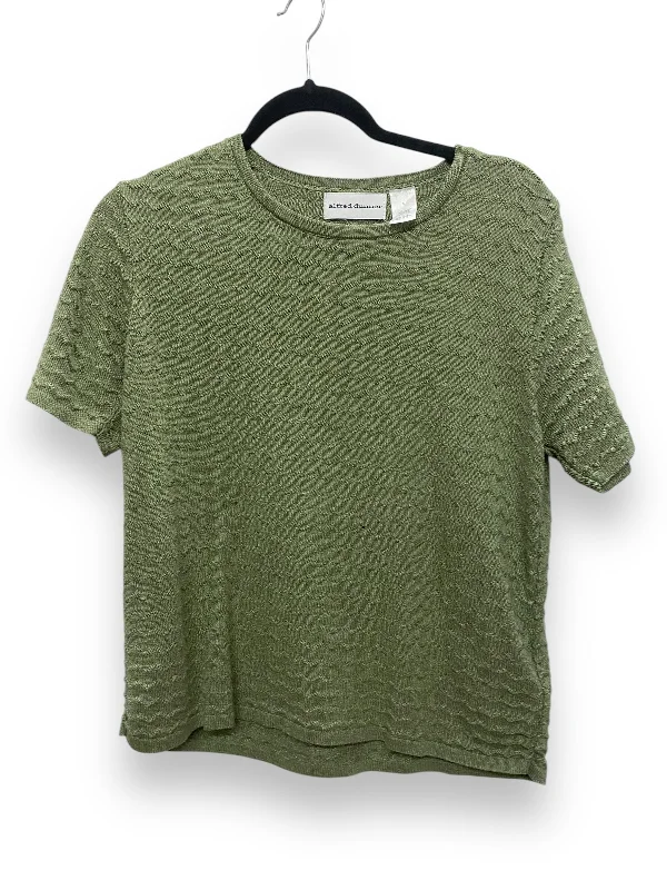 Top Short Sleeve By Alfred Dunner In Green, Size: S Earthy Women's Hemp - based