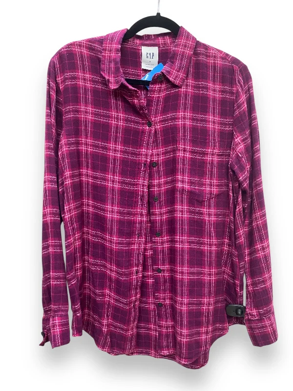 Top Long Sleeve By Gap In Pink, Size: S Sleek Women's 
