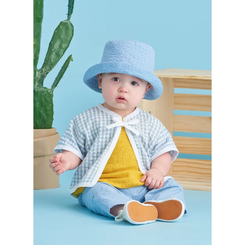 Simplicity Sewing Pattern 9616 Babies' T-Shirts, Jacket, Pants and Hat Sophisticated Women's Tailored