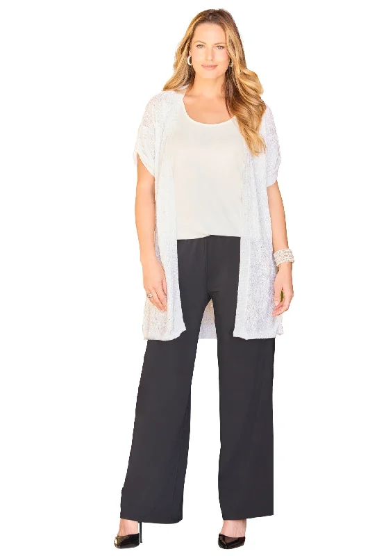 Social Separates Lurex Cardigan Earthy Women's Hemp - based