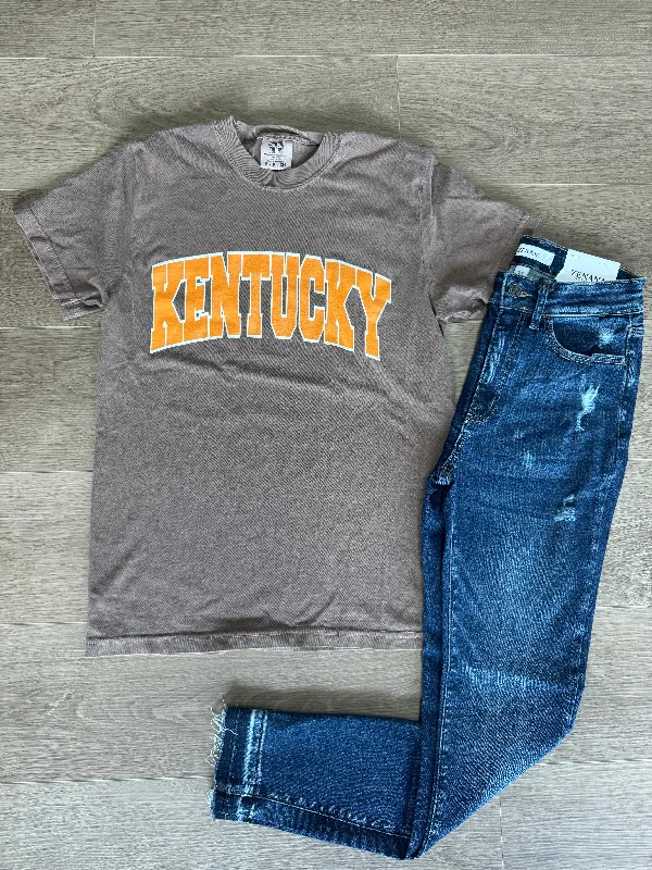 Orange Kentucky comfort color tee Laid - back Women's Vibe