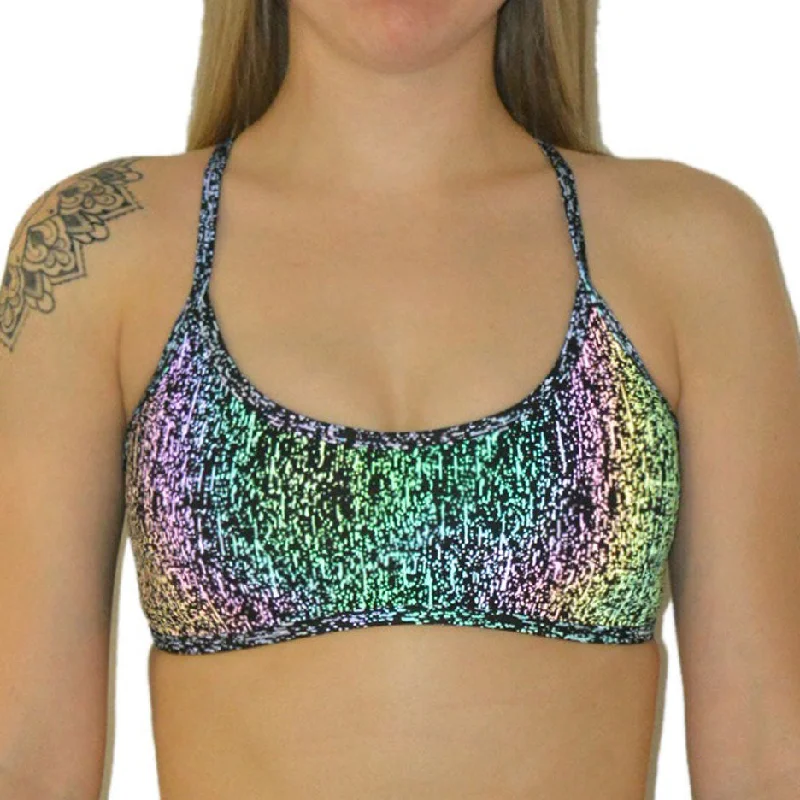 Sparkling Holographic Dot Tops - Final Sale Hip Women's Urban