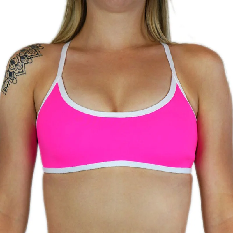 Savannah Neon Pink Tops - Final Sale Laid - back Women's Vibe