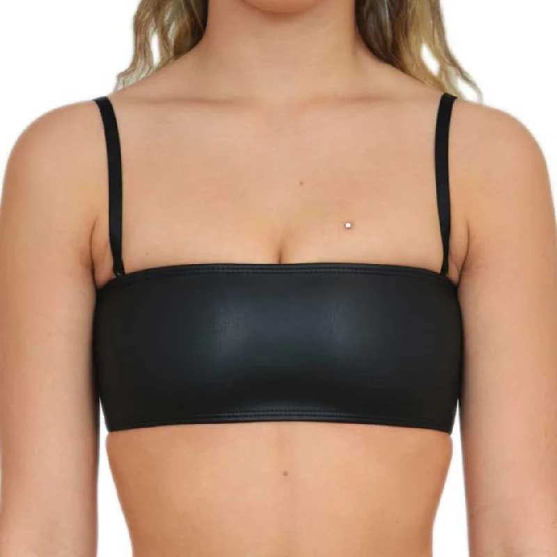 Palmy Black Tops Hip Women's Urban