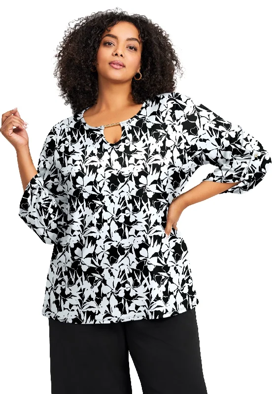 Keyhole Hardware Top Modern Women's 