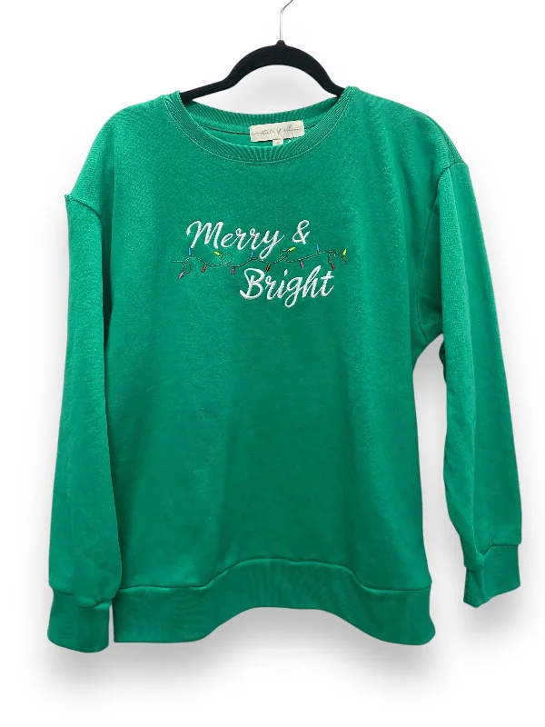 Top Long Sleeve By Clothes Mentor In Green, Size: S Stylish Women's Neon