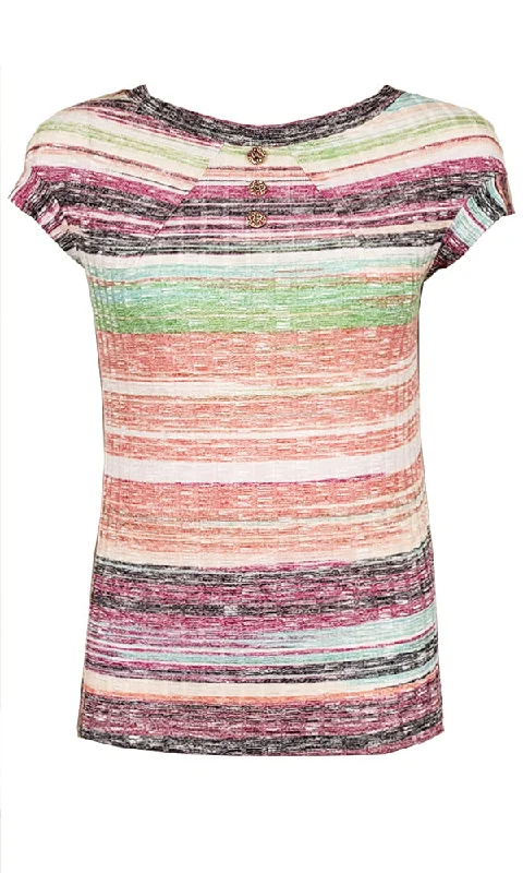CORA Sunset Stripe Tee - FINAL SALE French