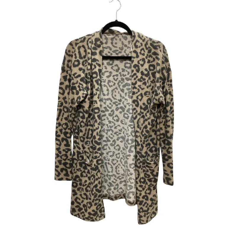 Cardigan By Clothes Mentor In Animal Print, Size: S Cool Women's Skate