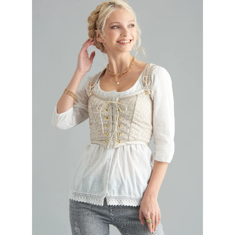 Simplicity Sewing Pattern 9592 Misses' Corsets Sophisticated Women's 