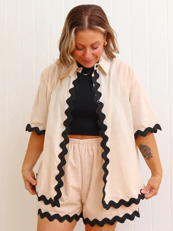 Walker Shirt - Nougat Edgy Women's Punk