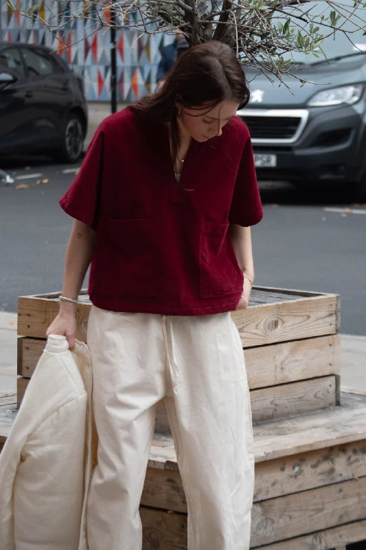 L.F. Markey Trent Burgundy Top Dynamic Women's Moto
